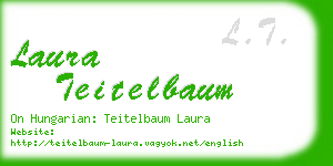 laura teitelbaum business card